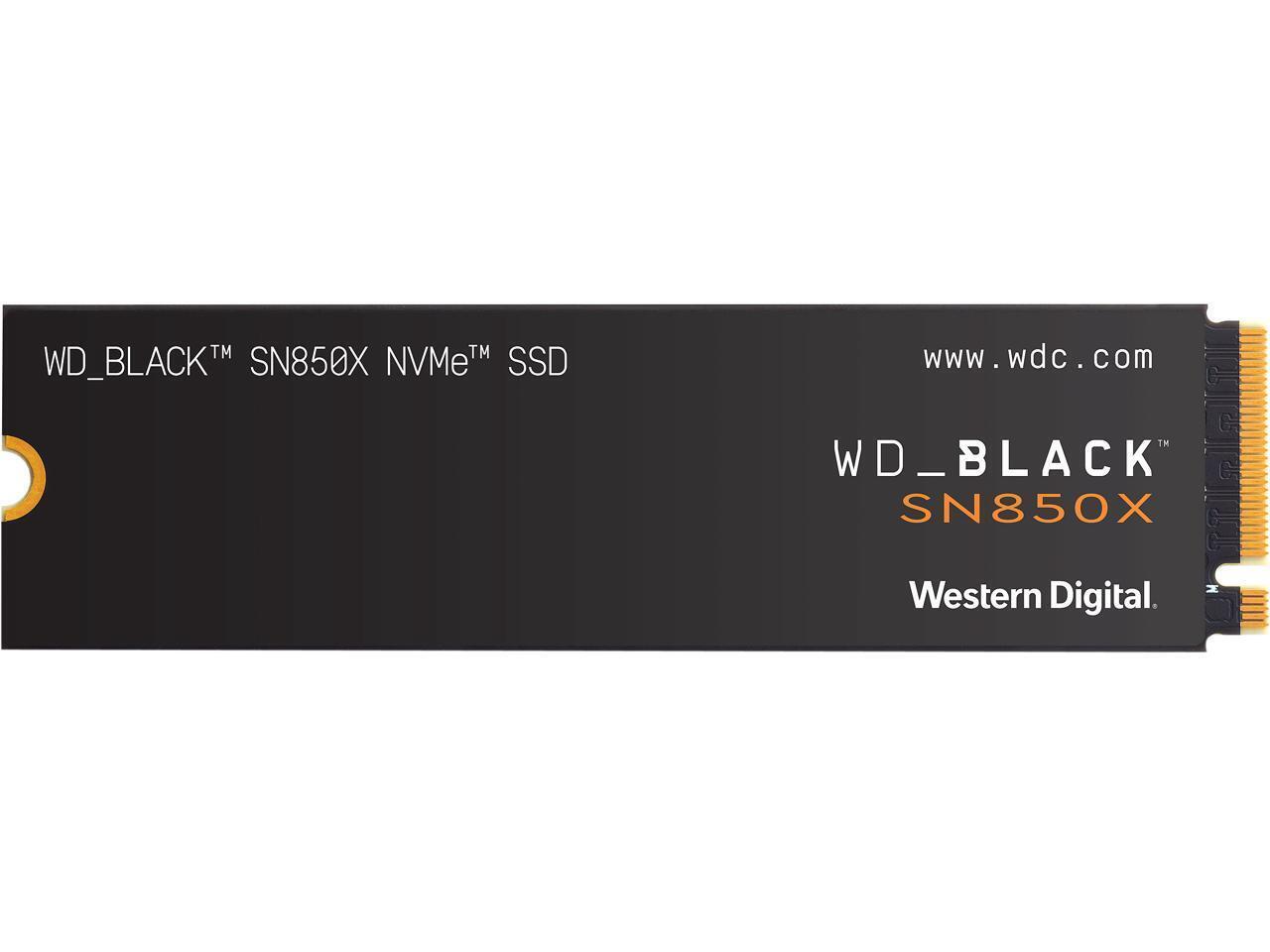 WD_BLACK SN850X 2TB NVMe SSD M.2 2280 PCIe 4.0 x4 Internal Solid State Drive