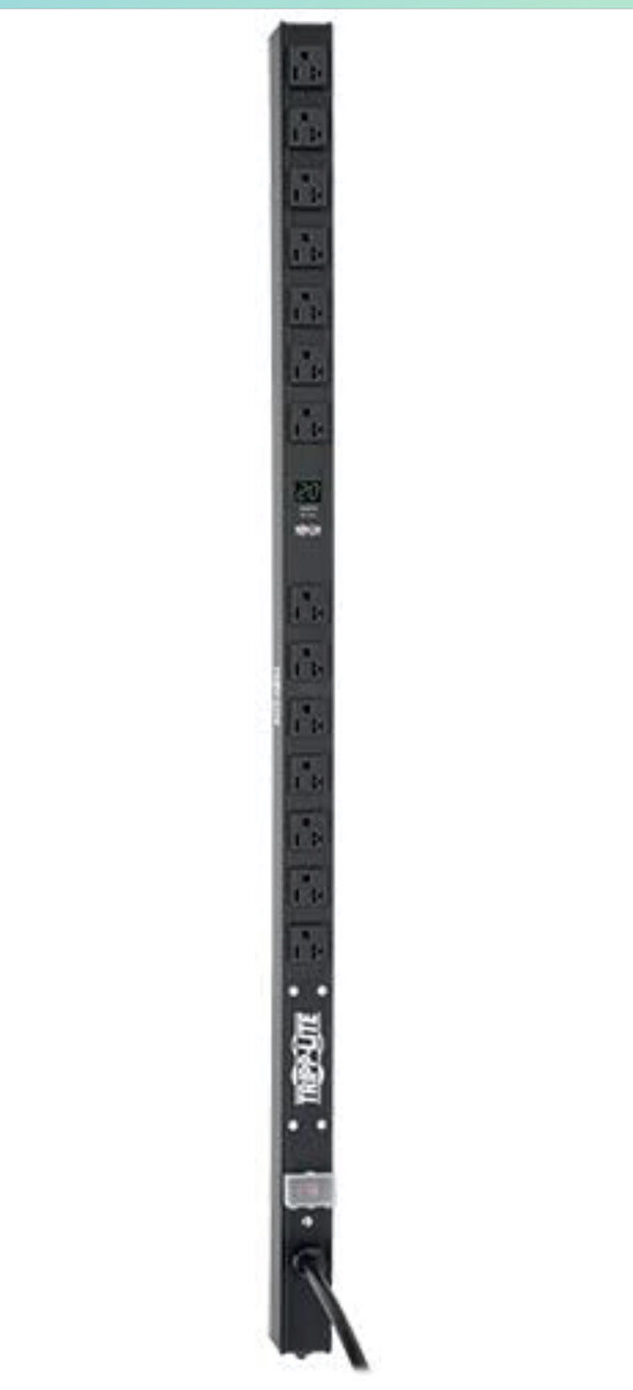 Tripp-Lite PDUMV15 Metered 14 Outlet 36 Inch Power Strip For Computer Rack OB
