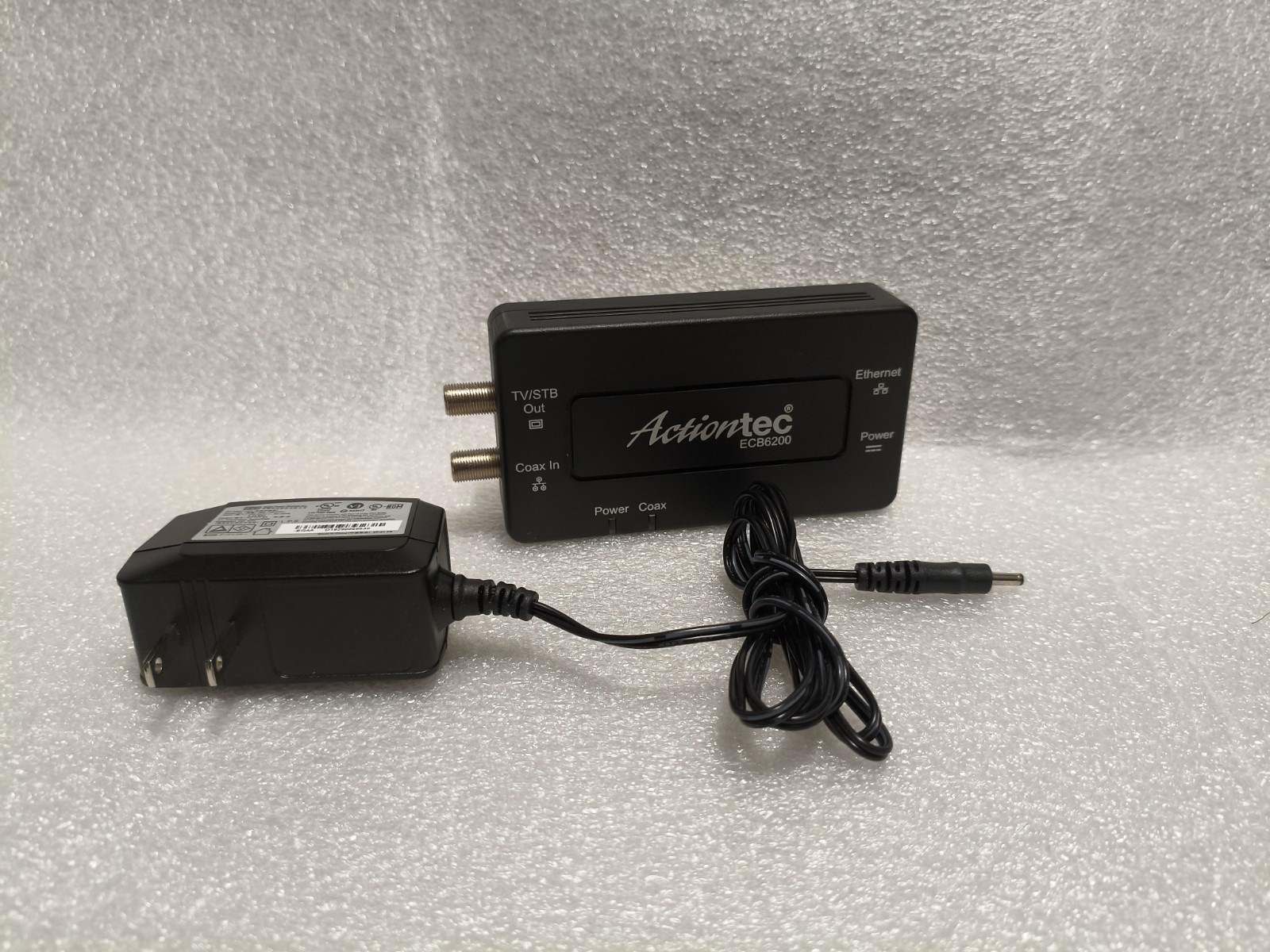 Actiontec ECB6200 MoCA 2.0 Network Adapter-Power Supply–Fast Ethernet over Coax