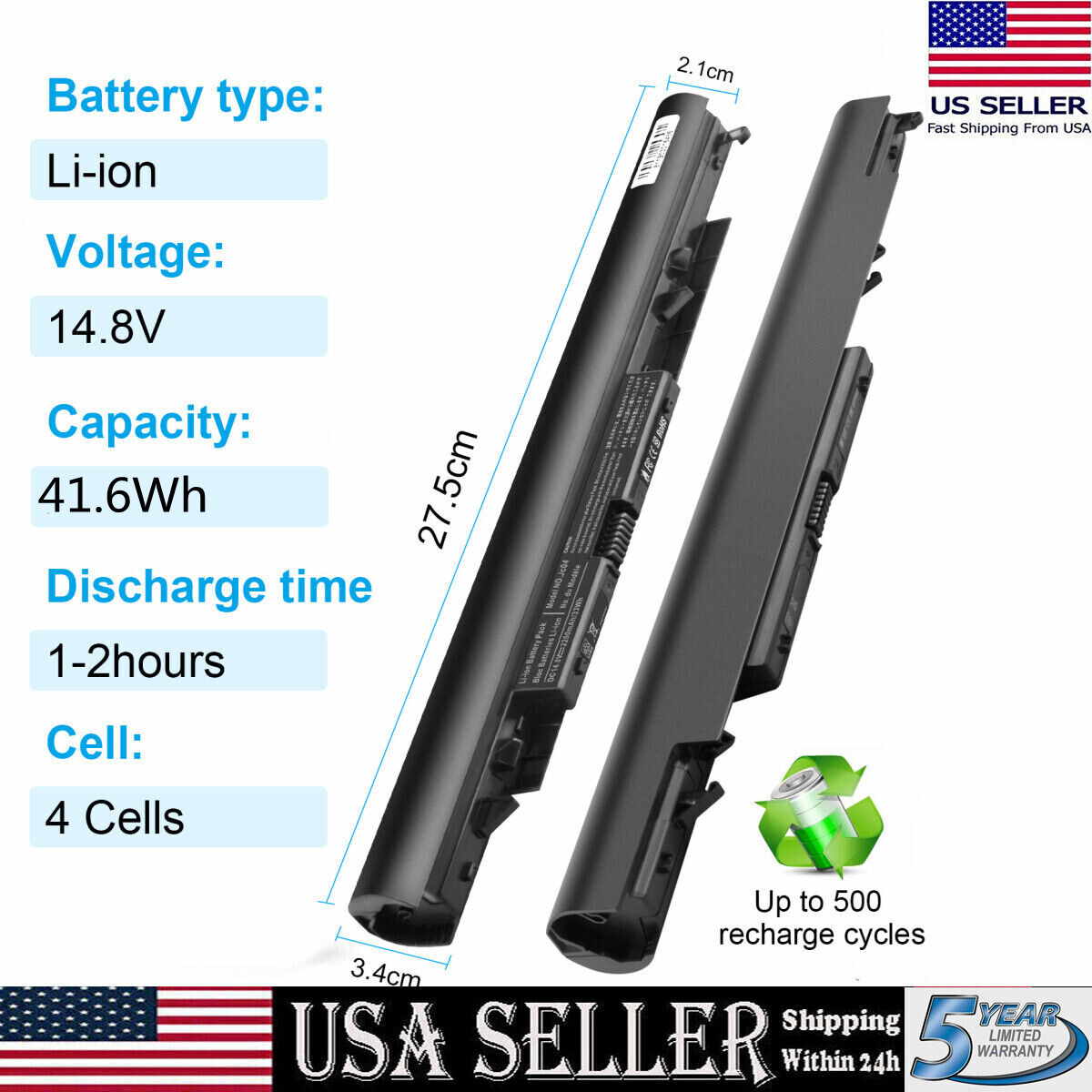 JC04 JC03 Battery for HP Spare 919700-850 919701-850 15-BS000 15-BW000 15-bs0xx