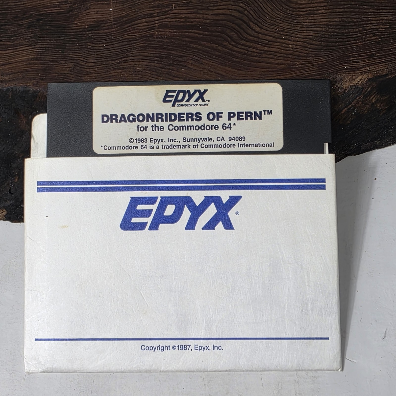 Dragonriders of Pern Epyx 1983 Commodore 64 C64 5.25 Disk w Sleeve Untested