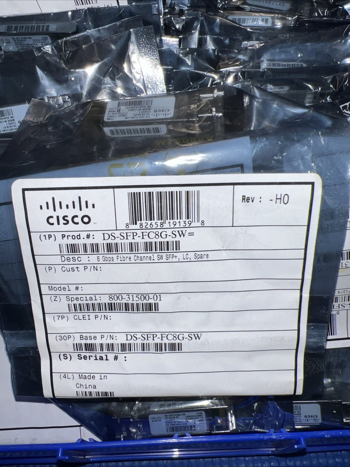 Lot of 117) Package Genuine Cisco DS-SFP-FC8G-SW= 10-2418-01