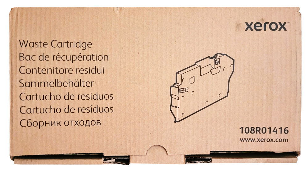 Xerox 108R01416 Waste Cartridge New with Open and Deformed Box