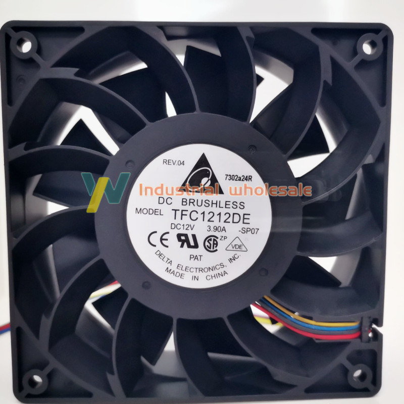 1pc brand new Delta 120mm PWM Fan TFC1212DE 252CFM 12V 3.90A