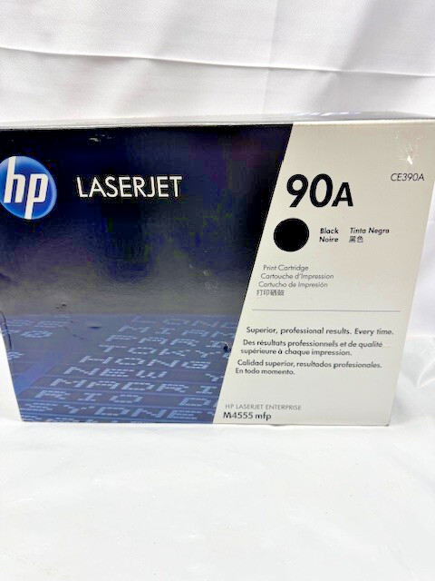 HP 90A Original LaserJet Toner Cartridge-BLACK-CE390A -*New-Box Damage