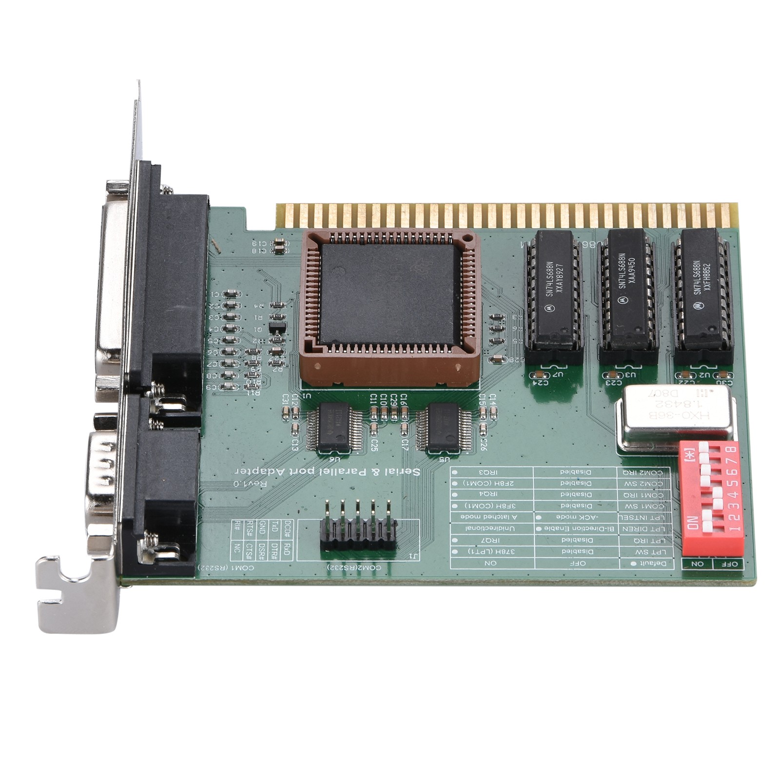 NEW ISA RS232 Serial&Parallel Port Expansion Card ISA COM1 COM2 LPT PC Adapter