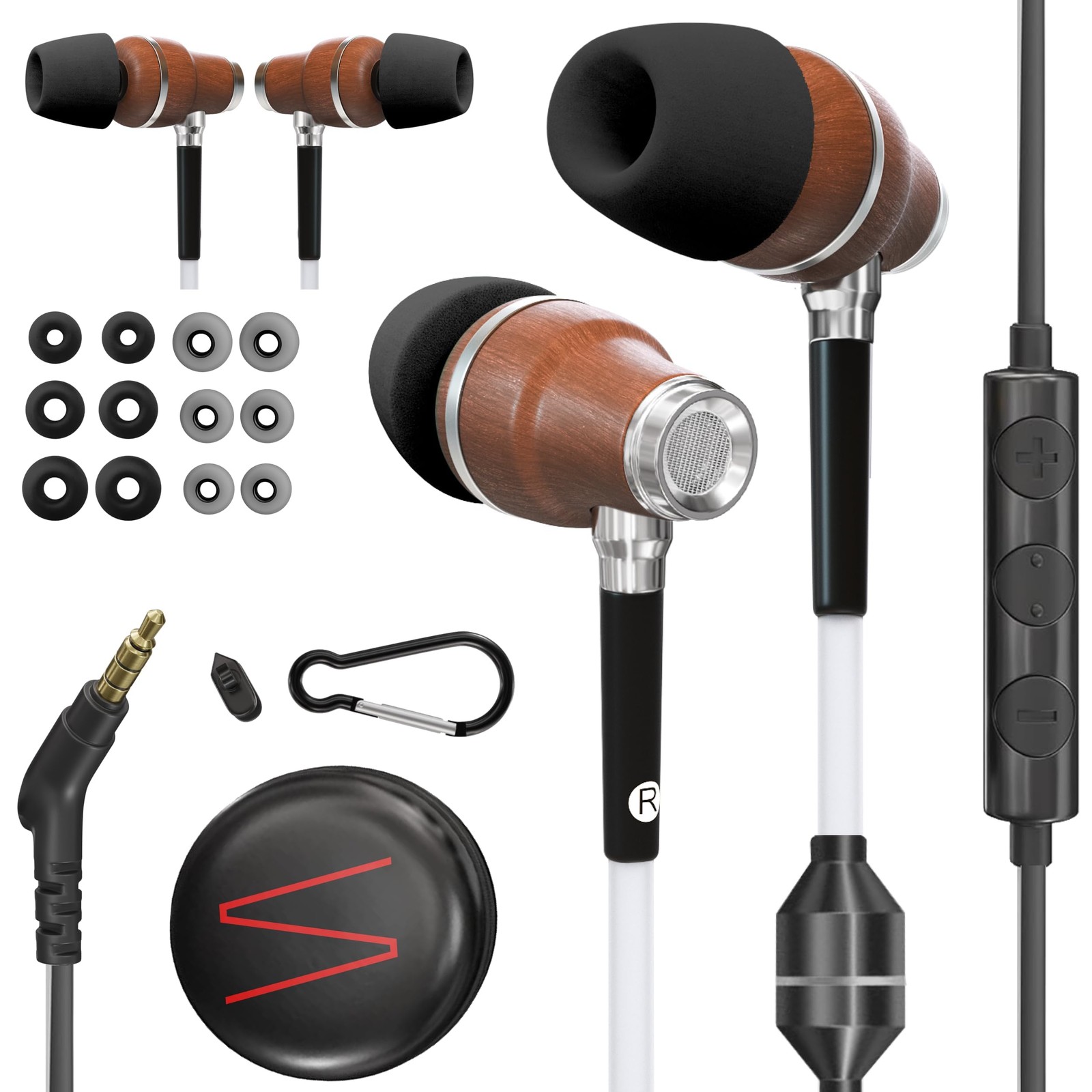 Safe Listening with EMF Earbuds - 3D Audio & Mic Volume Control