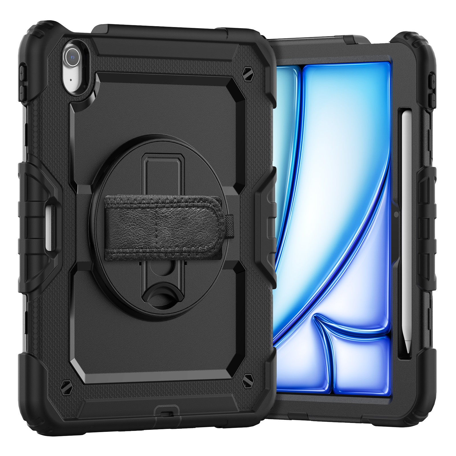 Heavy Duty Case for iPad Air 11-inch M4-M2 2026-2024 (Gen 8-6) Shockproof