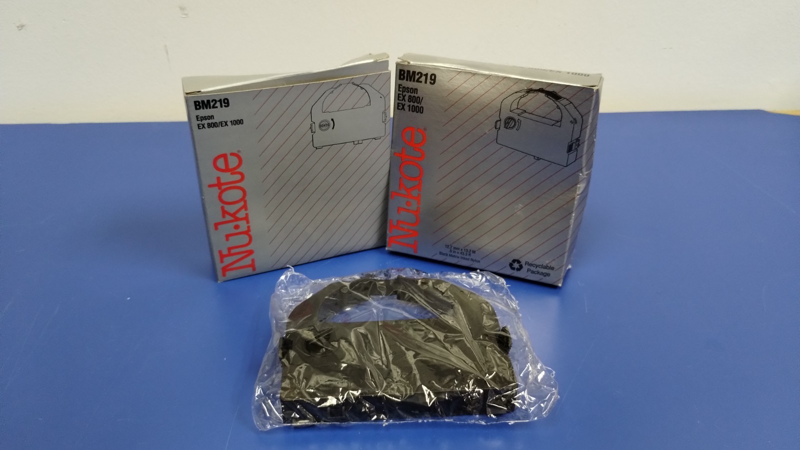 NEW Nu-kote BM219 Ribbon Black for Epson EX-800 EX-1000 Dot Matrix Printer