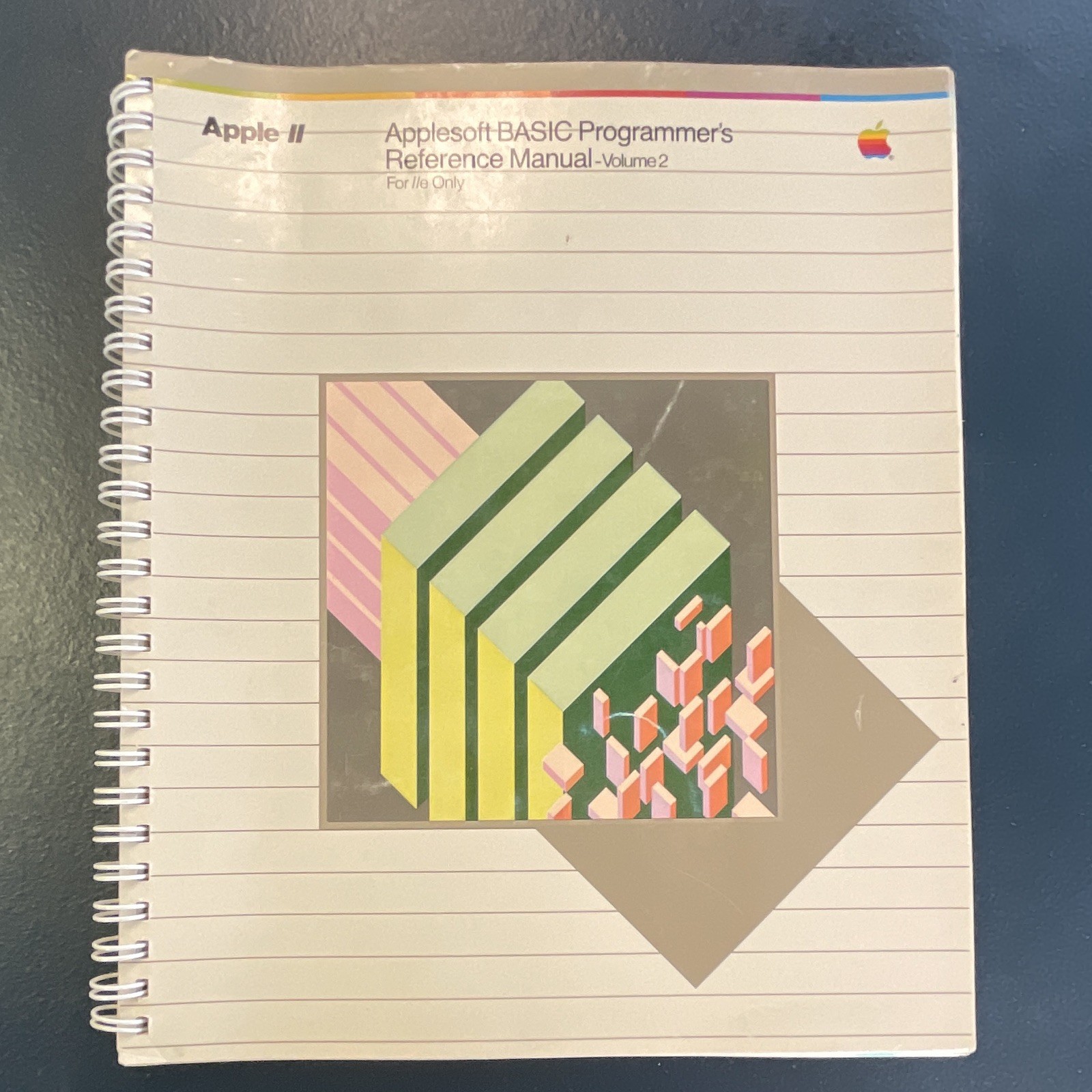 Apple II Applesoft BASIC Reference Manual Vol 2 Spiral Bound Vintage