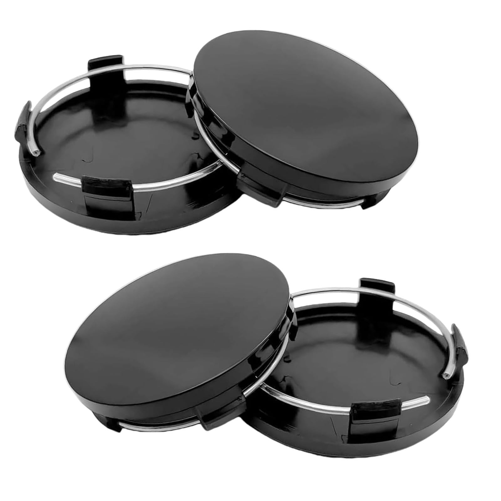 4PCS Car Wheel Hub Center Cap, 2.36" x 2.2" Wheel Hub Modification Decoration...