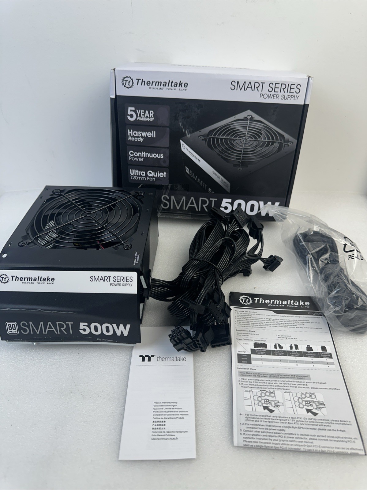 READ Thermaltake Smart 500W SPD-500AH2NLW 80 Plus 500W Non Modular- Read Me