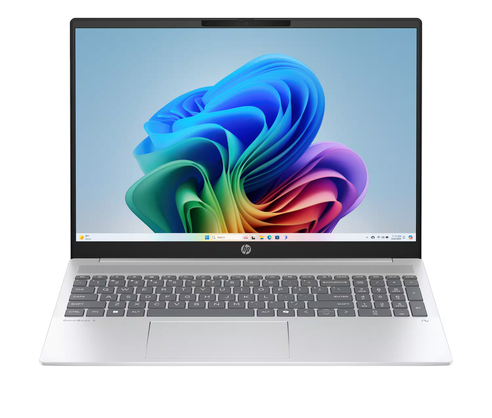 HP - OmniBook 5 16 inch Laptop Next Gen AI PC 16-ag1000nr AMD Ryzen AI 5 340 ...