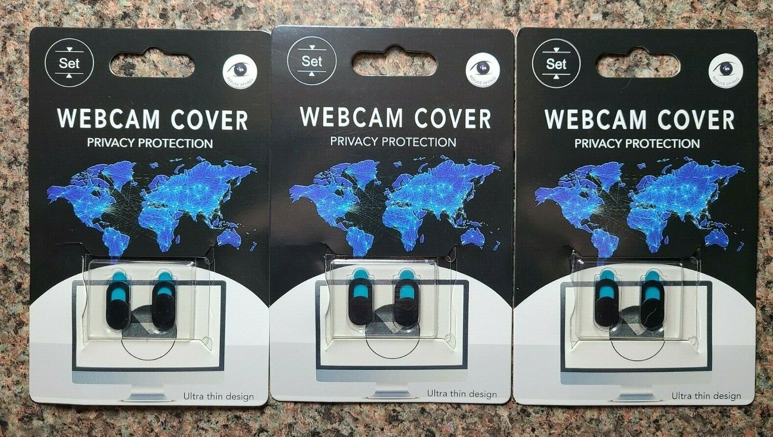 6 Pack - Webcam Covers - Retail Packaging - NiB Privacy Shield - Refuse Spying