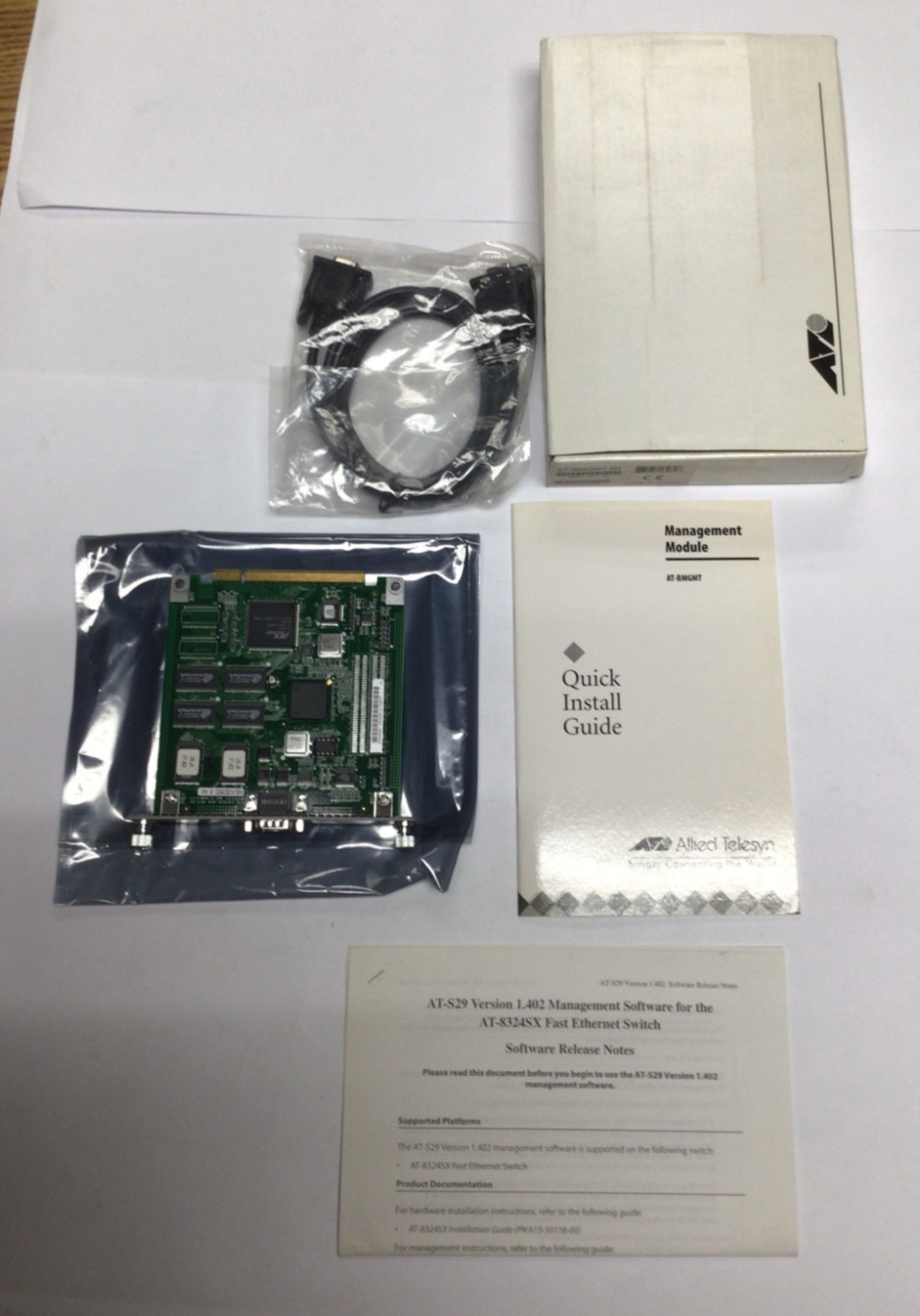 AT-BMGMT Allied Telesis Management Module 1 x RS-232 Serial  NEW