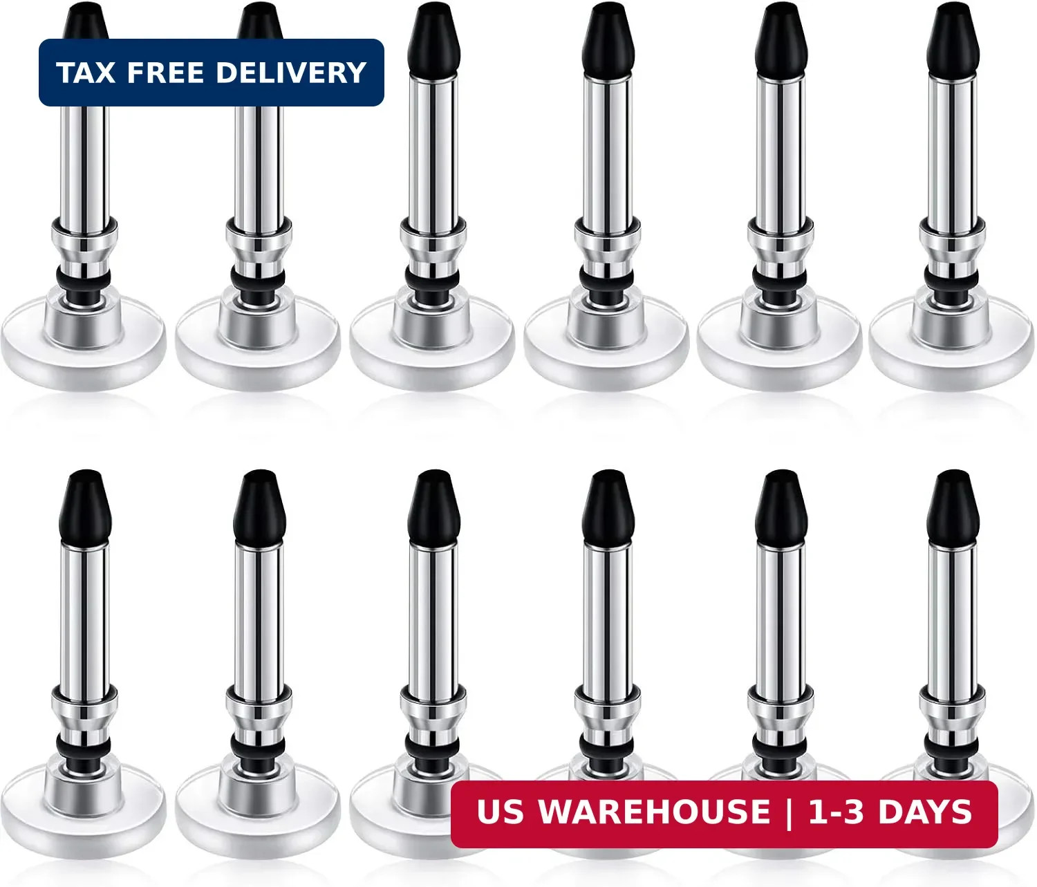 12 Pcs Replacement Stylus Pen Tips, Precision Universal Disc Tips