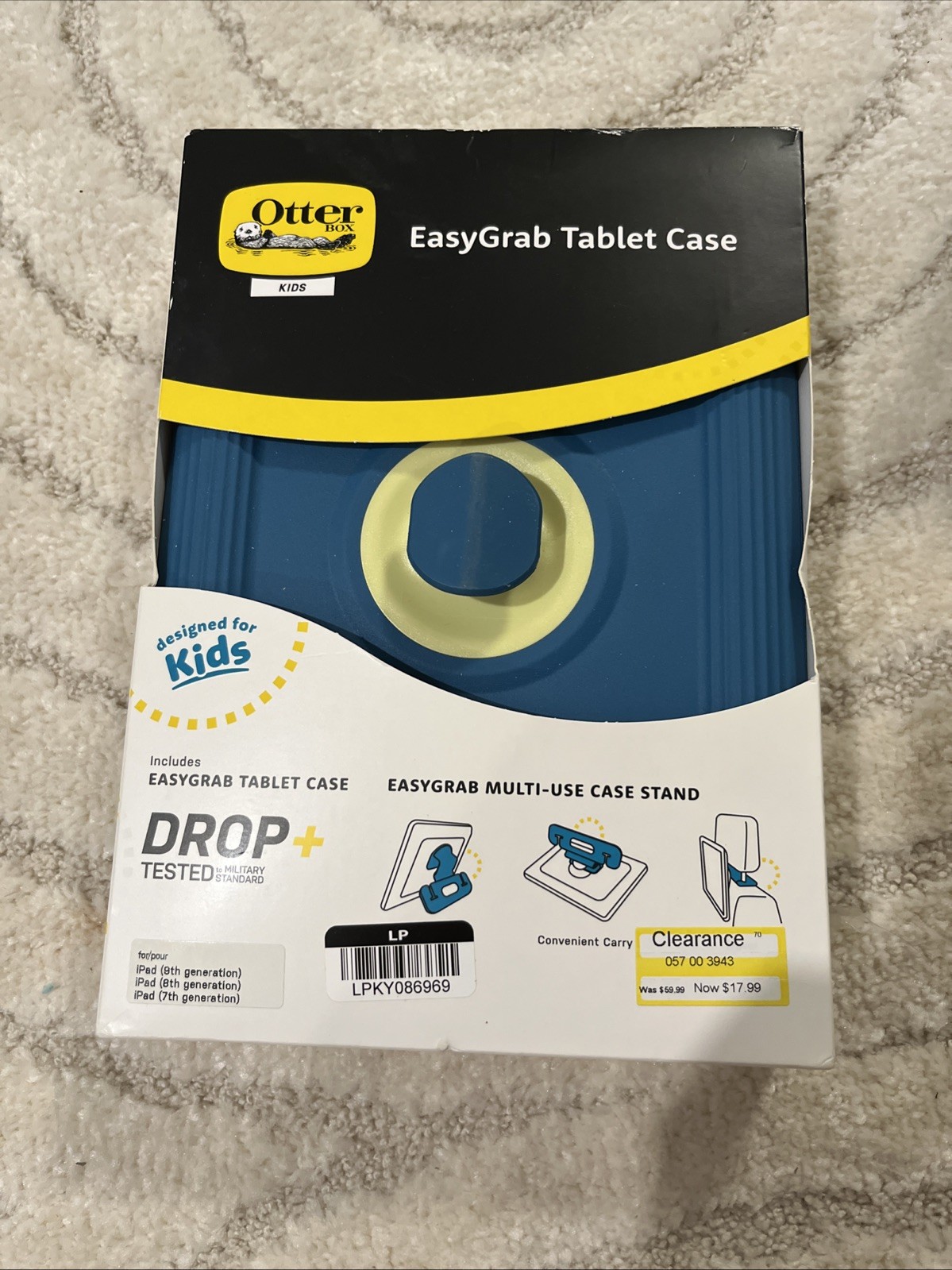 OtterBox Kids EasyGrab Case iPad 10.2 7th, 8th, 9th Gen Galaxy Runner