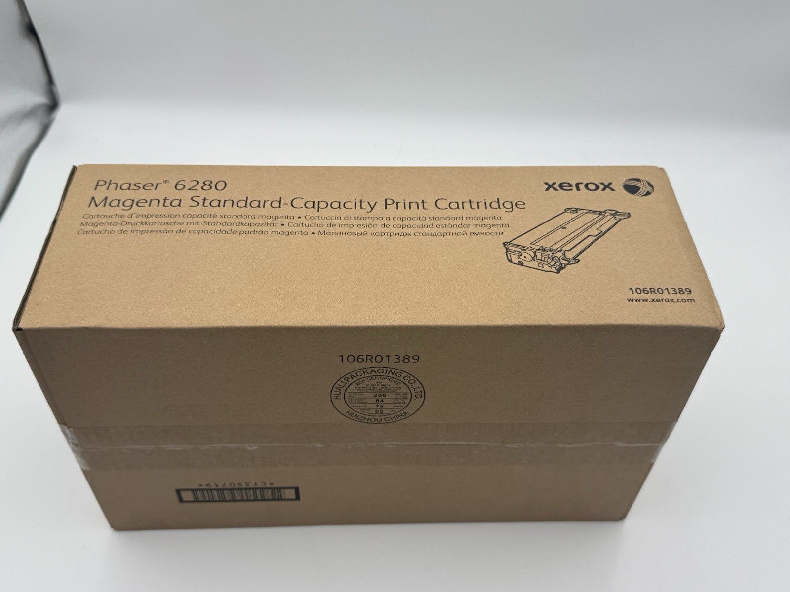 Sealed Xerox 106R01389 Magenta  Toner Cartridge Phaser 6280