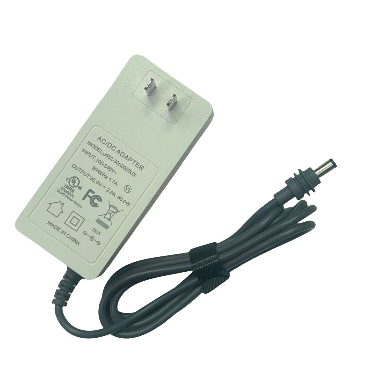 30V 2A AC Adapter 60W Power Supply Charger 4.9FT Cable for Starlink Mini US Plug