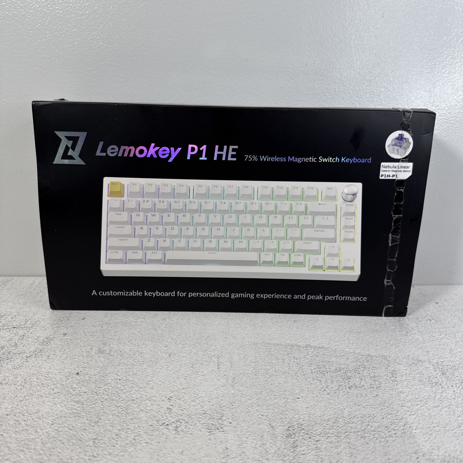 LEMOKEY P1 HE 75% Wireless Custom Mechanical Gaming Keyboard w/Magnetic Switches