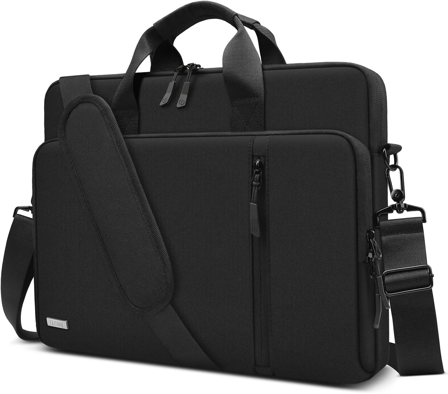 15.6 16 Inch Laptop Bag, Waterproof Computer Briefcase with Shoulder Strap