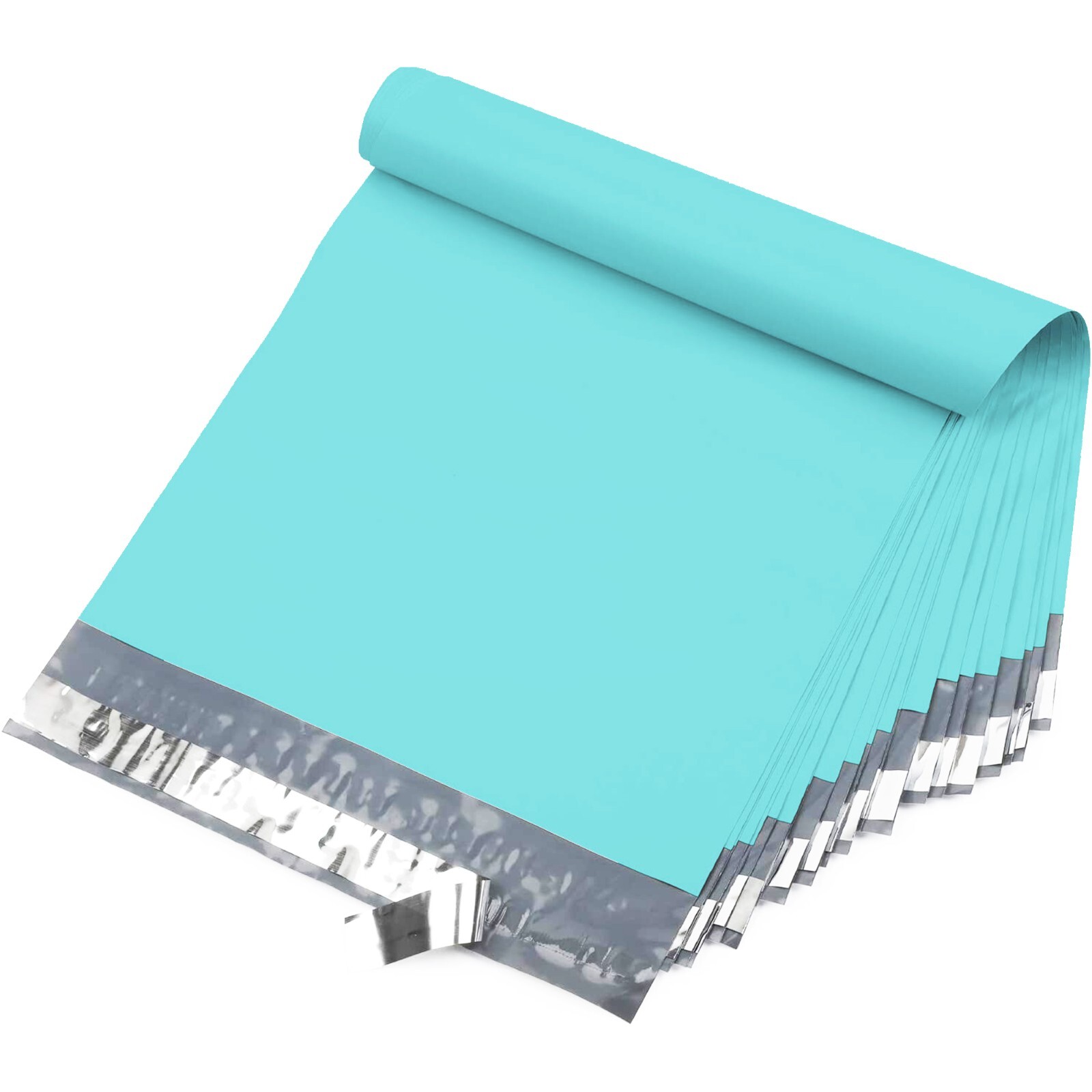 Yens 14.5X19 M7-500pcs POLY MAILERS SHIPPING ENVELOPES PLASTIC BAGS-Teal