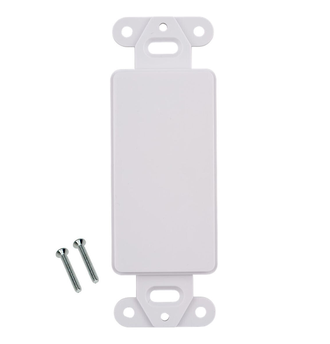 Decora Keystone Jack Wall Plates Snap-In White 0 1 2 3 4 Port Multipack LOT