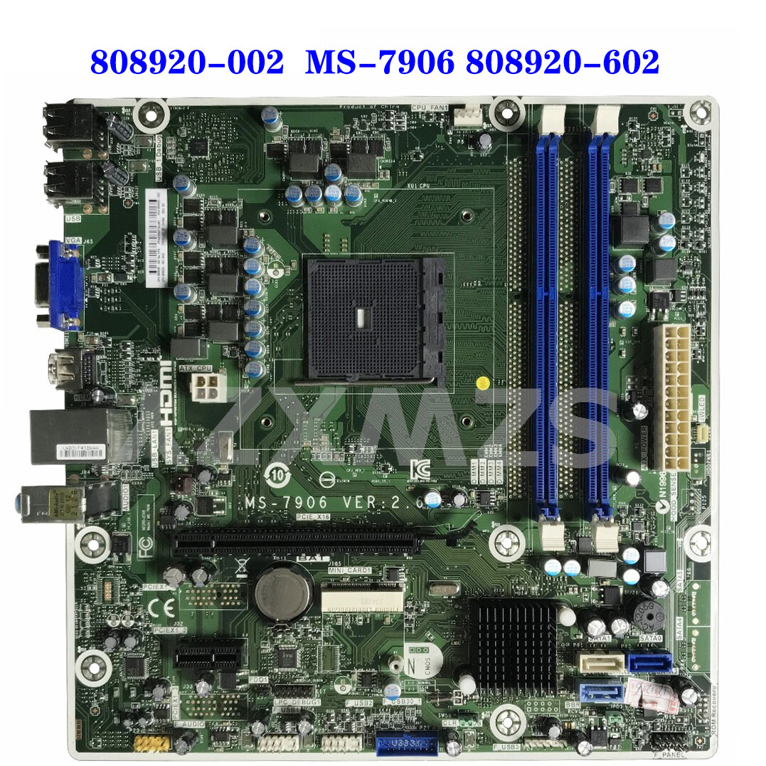 FOR HP PAV 550 ENVY 750 Motherboard MS-7906 808920-002 100% Test Work