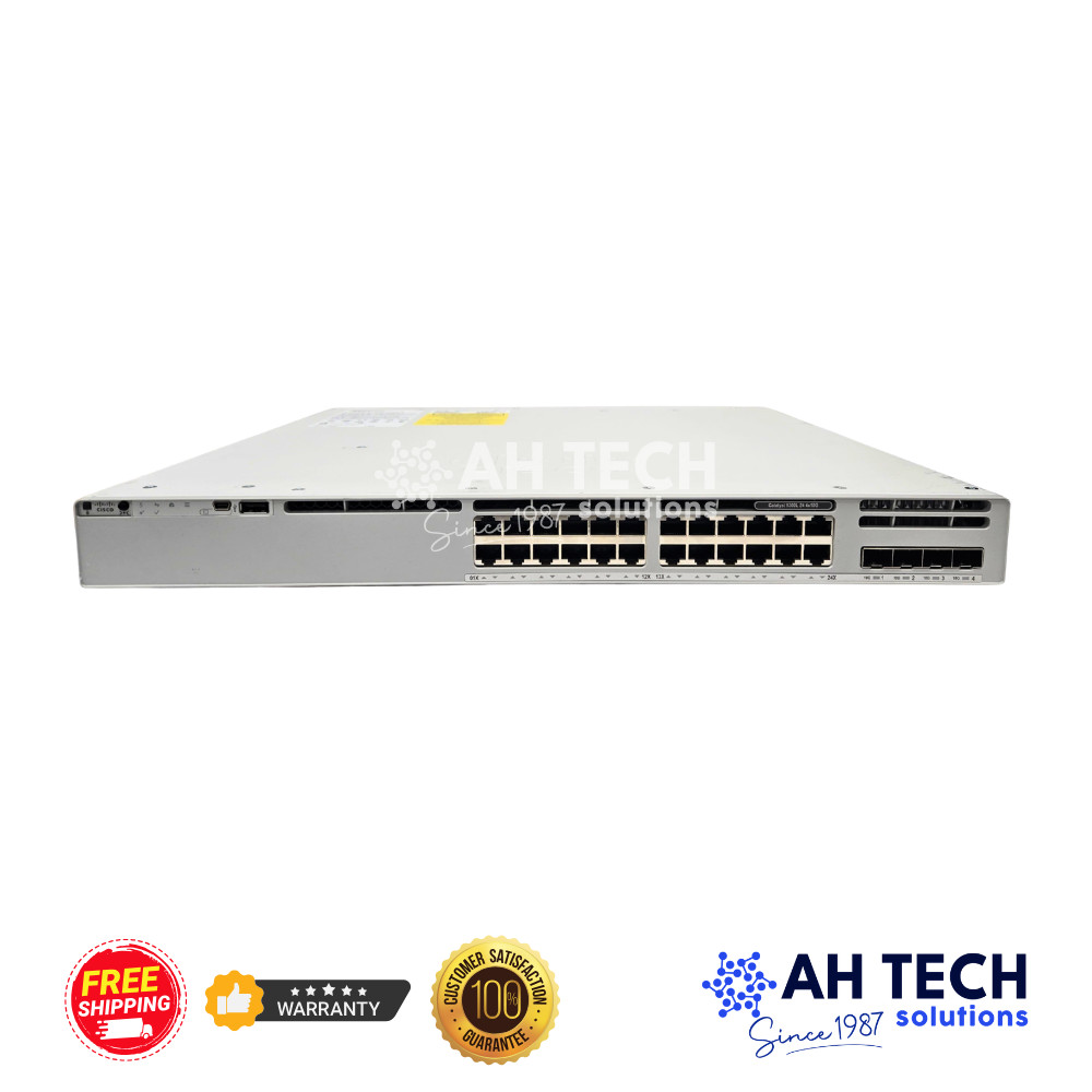 Cisco C9300L-24T-4X-A Catalyst 9300L 24-Port 1G Data 4x10G SFP+ Switch
