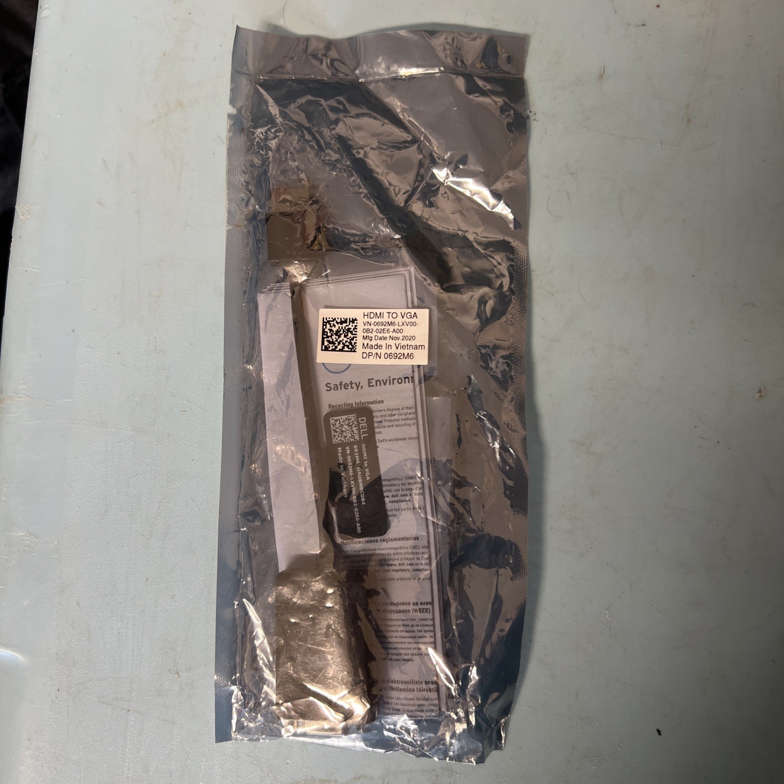 Dell HDMI to VGA Adapter Cable DAUBNBC084*^*^