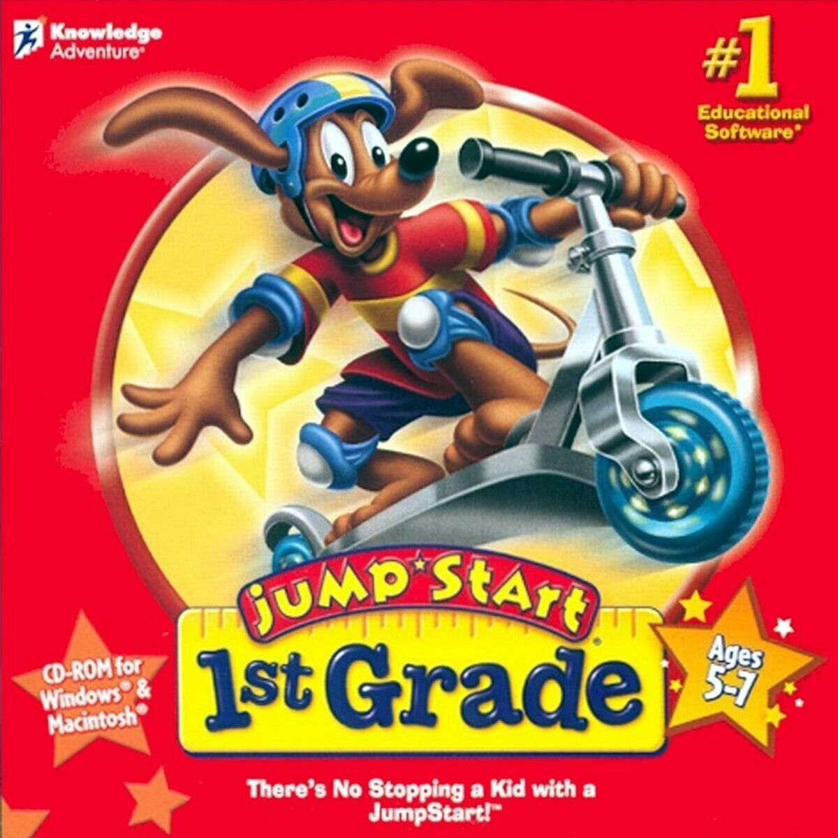 JumpStart 1st Grade Ages 5-7 Knowledge Adventure Jump Start New Sealed