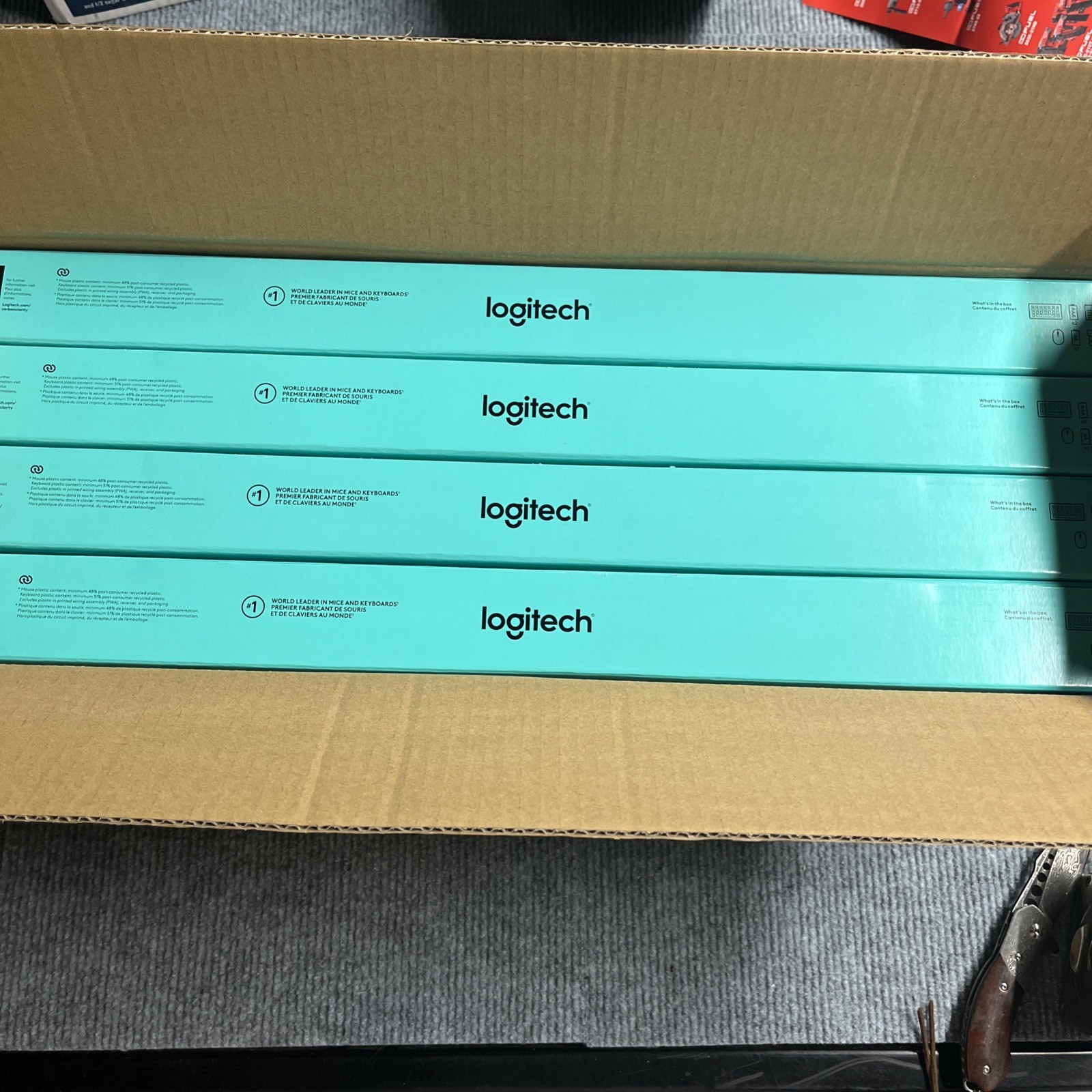 Logitech Silent Wireless Combo MK295 Keyboard w/ Mouse Lot of 4