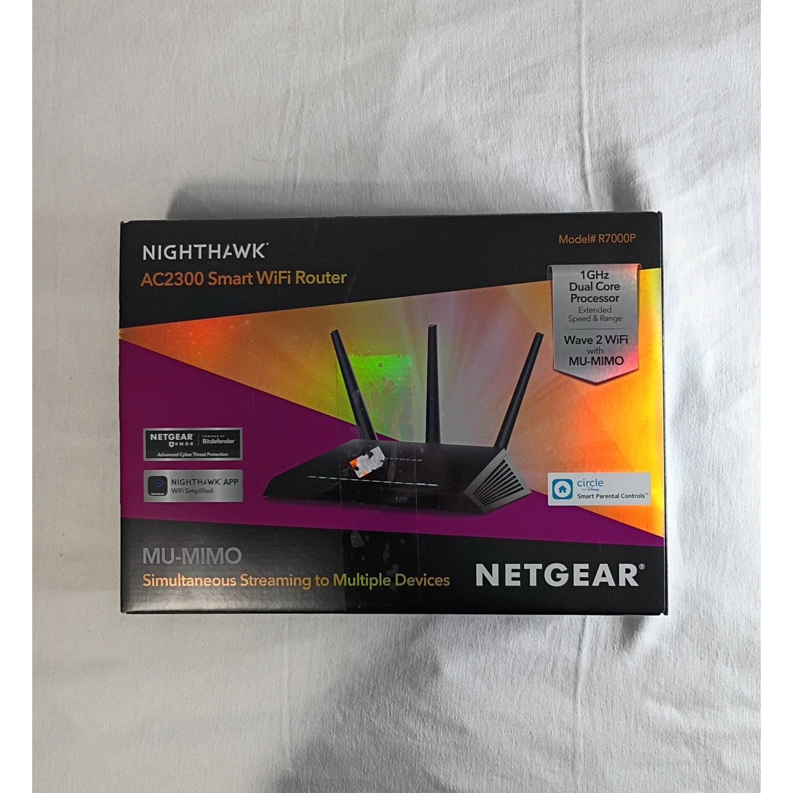 NETGEAR Nighthawk AC2300 Smart WiFi Router R7000P)