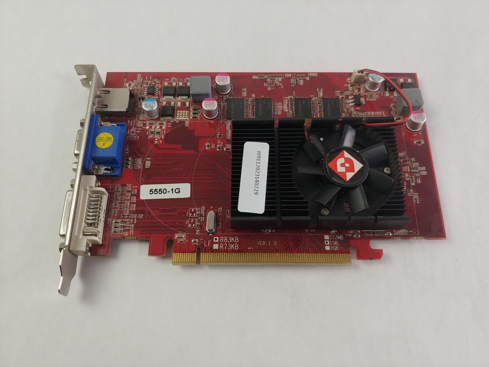 Diamond ATI Radeon HD 5550 1 GB GDDR3 PCI Express 2.0 x16  Video Card