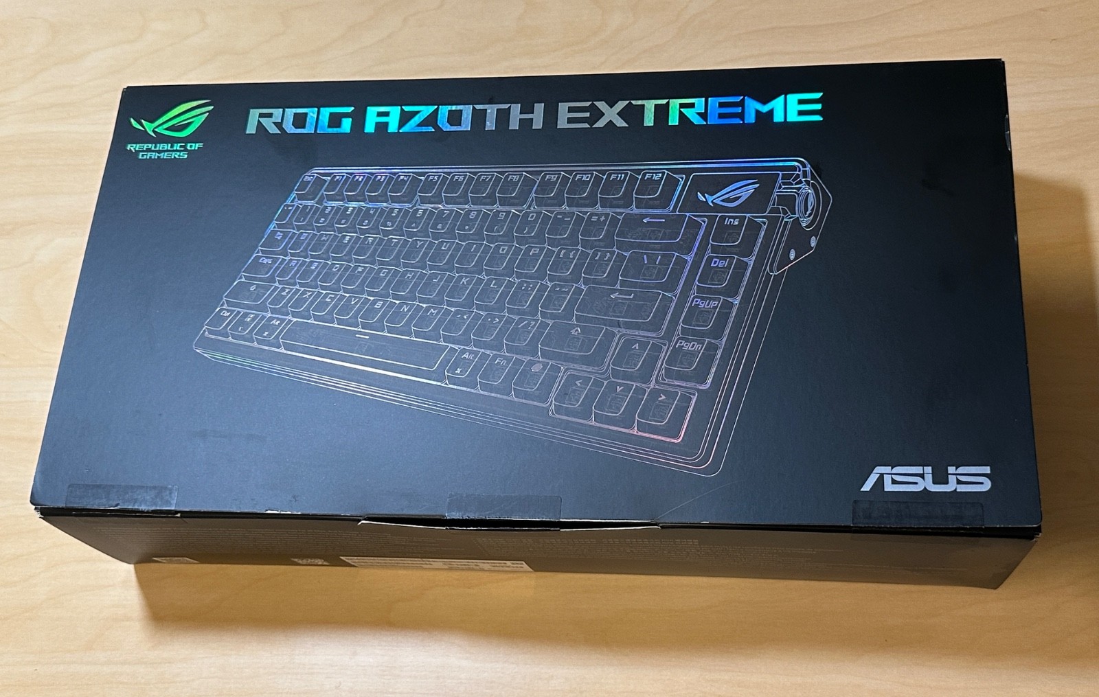 ASUS - ROG Azoth Extreme - 75% Wireless Mechanical Keyboard NX Snow Switches
