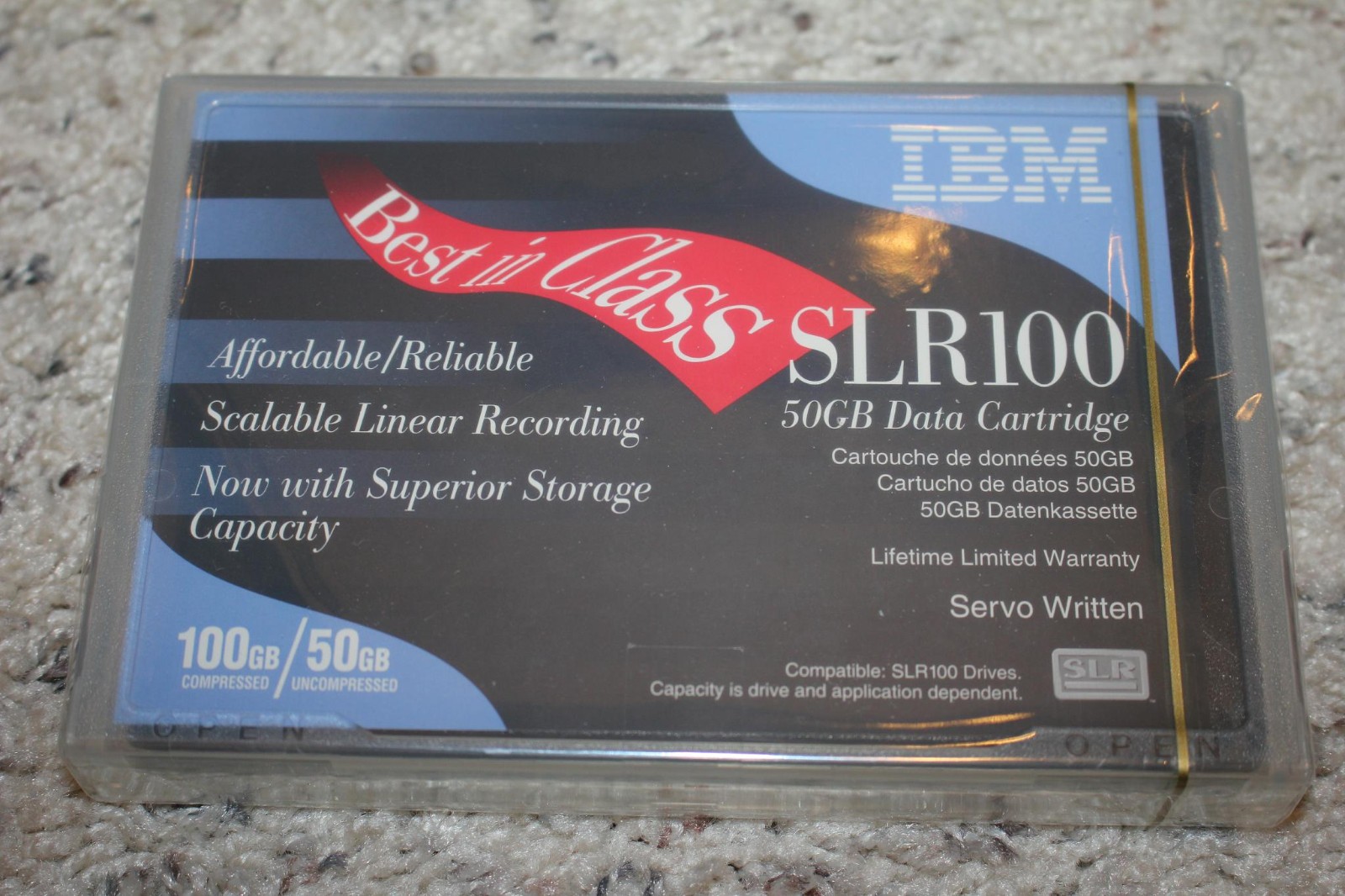 IBM 35L0968 SLR100 Data Tape Cartridge 50/100GB