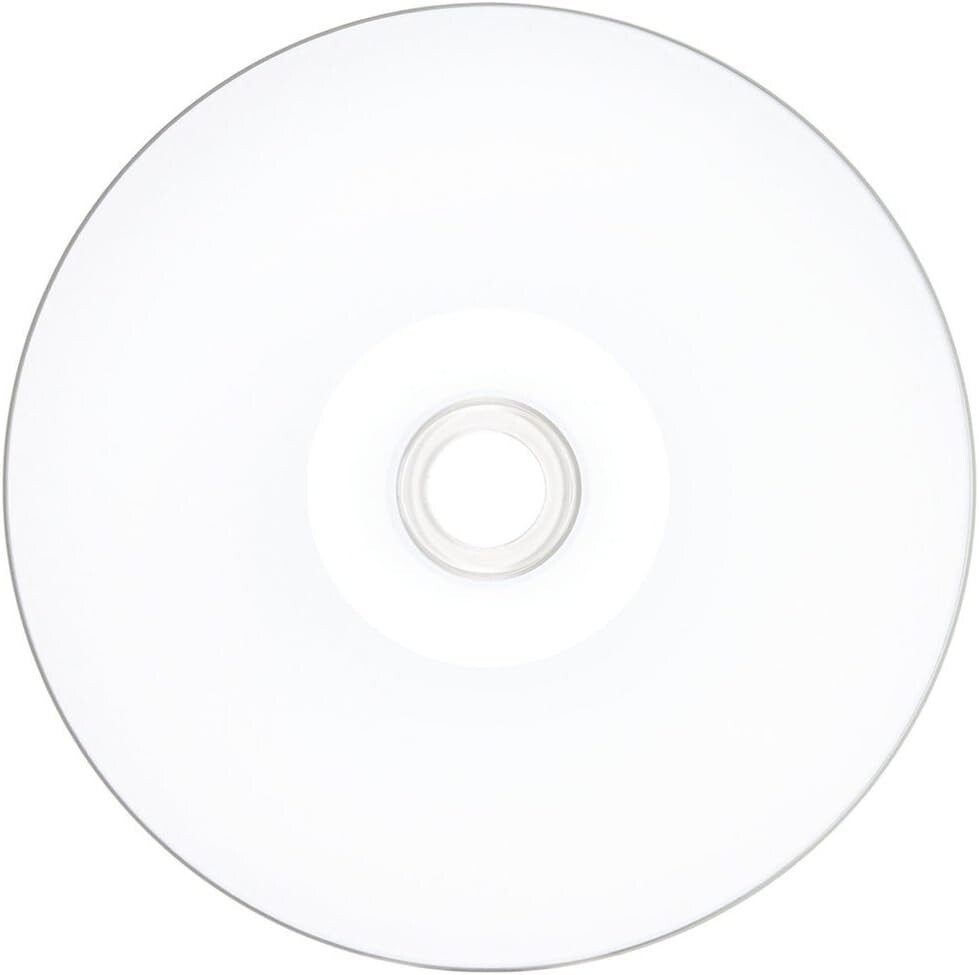 25 SKYTOR Blank CD-R 52x 700MB White Top Thermal Printable Disc in Paper Sleeve