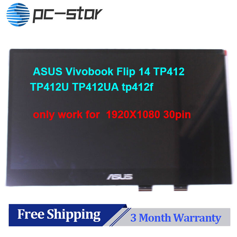 14" for Asus Vivobook Flip 14 TP412 TP412U TP412UA tp412F FHD Lcd Touch Screen