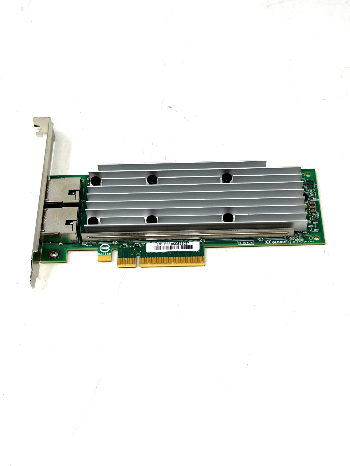 Dell Qlogic QL41162HLRJ Dual-Port 10GBASE-T PCI-E 3.0x8 Network Card FH 2J3X7