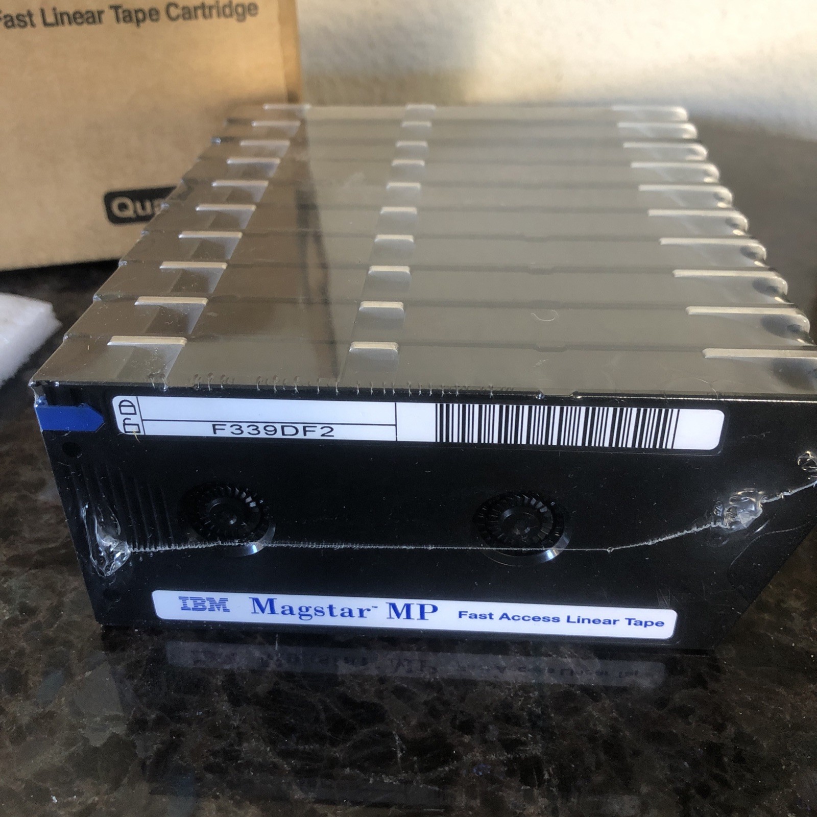 New Pack of 10 Vintage IBM Magstar MP Fast Access Linear tape Blue Tab