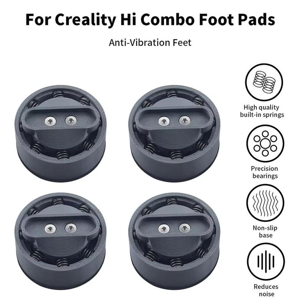 Shock-Absorbing Foot Pads Anti Vibration Feet Kit For Creality Hi 3D Printer