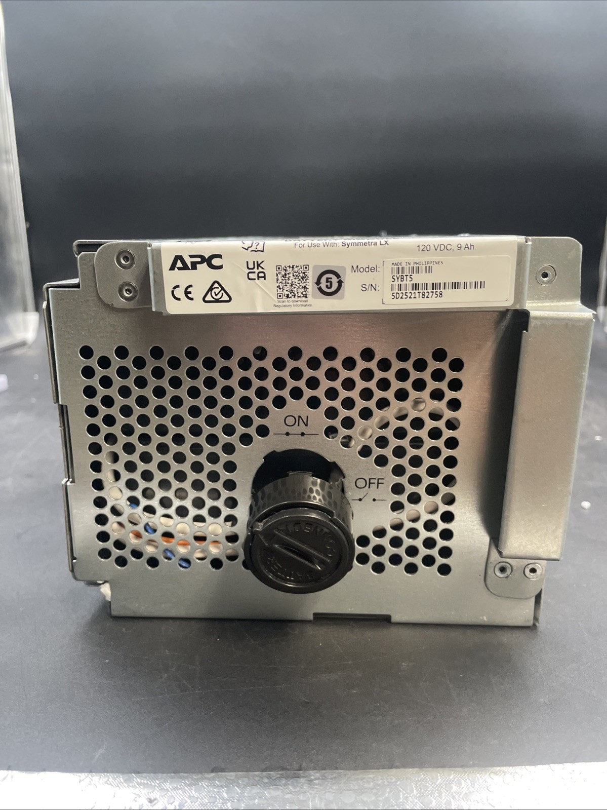 APC SYBT5 Symmetra 120V 864mAH LX Battery Module (USED)