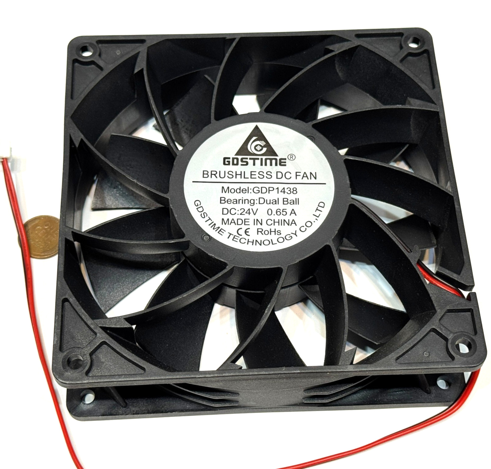GDP1438 DC24V 14038 140mm 38mm Brushless Inverter Cooling Fan Dual Ball  G39