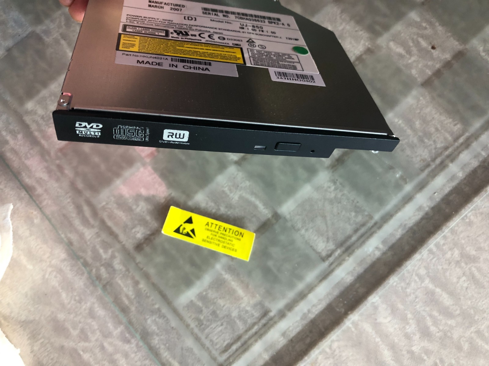 New Toshiba QOSMIO G30 F10 F15 F25 F45 F55 G15 IDE CD/DVD Burner