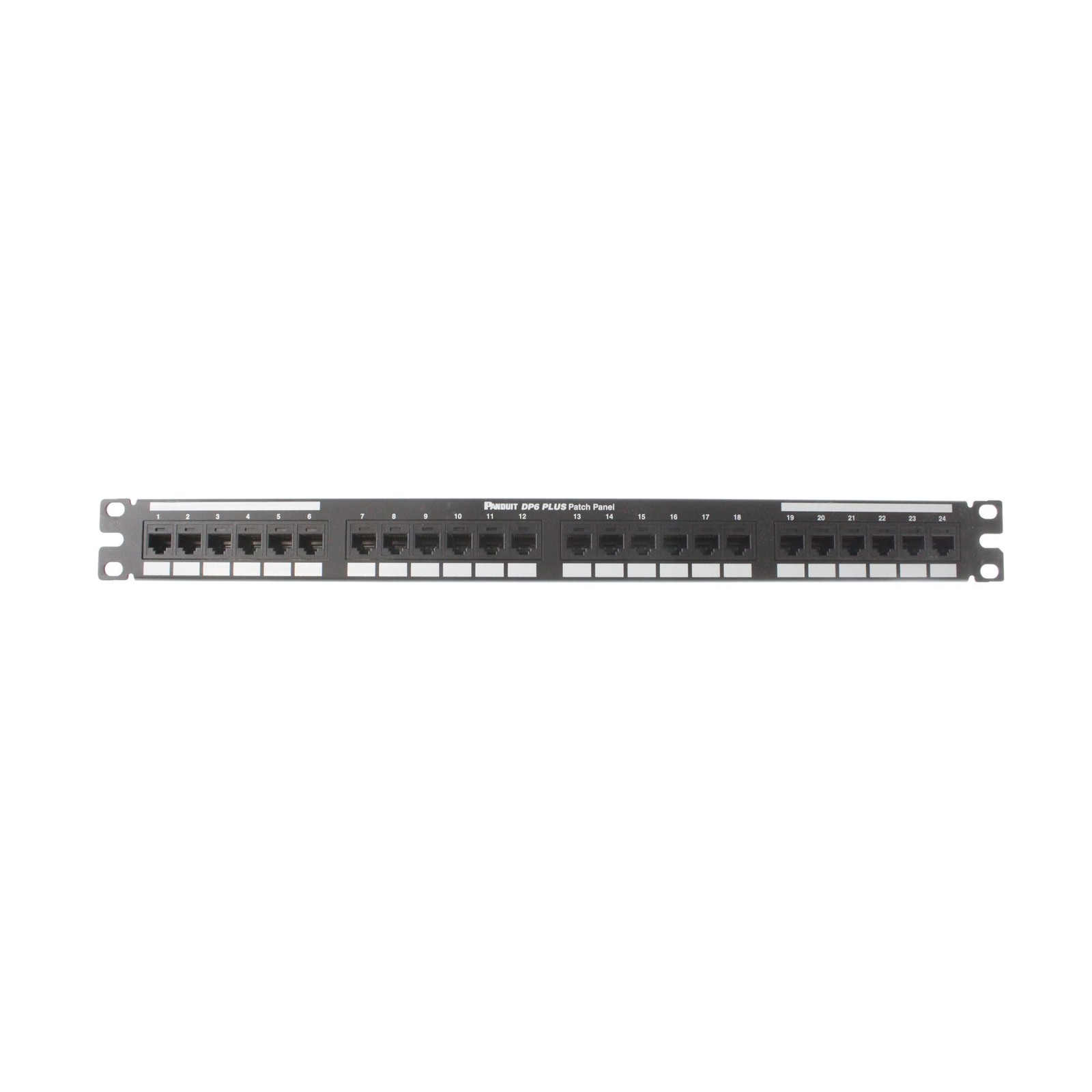 PANDUIT Category 6 Push-in Patch Panel, 24 Ports, DP24688TGY