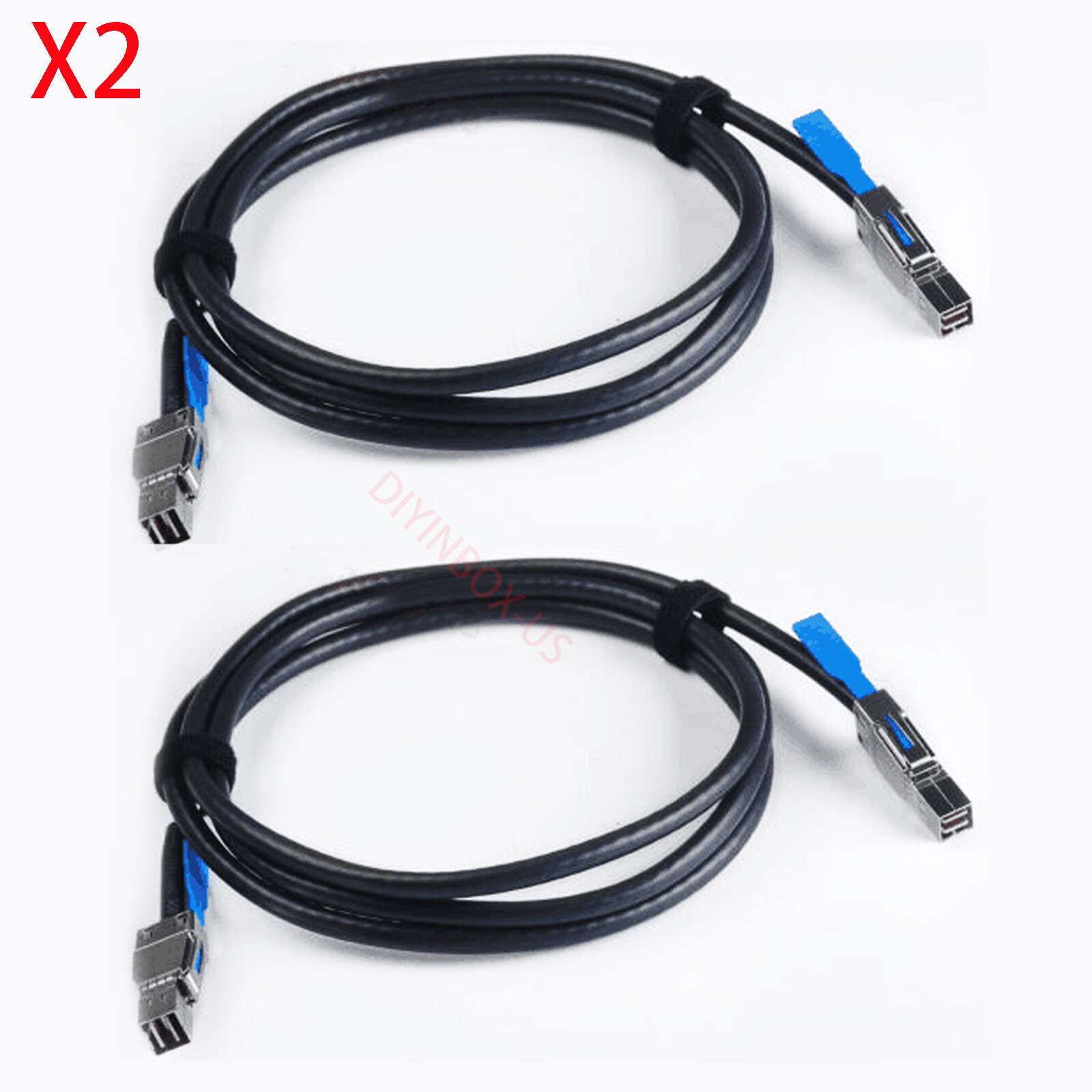 X2 GYK61 External Mini-SAS SFF-8644 to SFF-8644 HD SAS Cable For Dell GYK61 2M