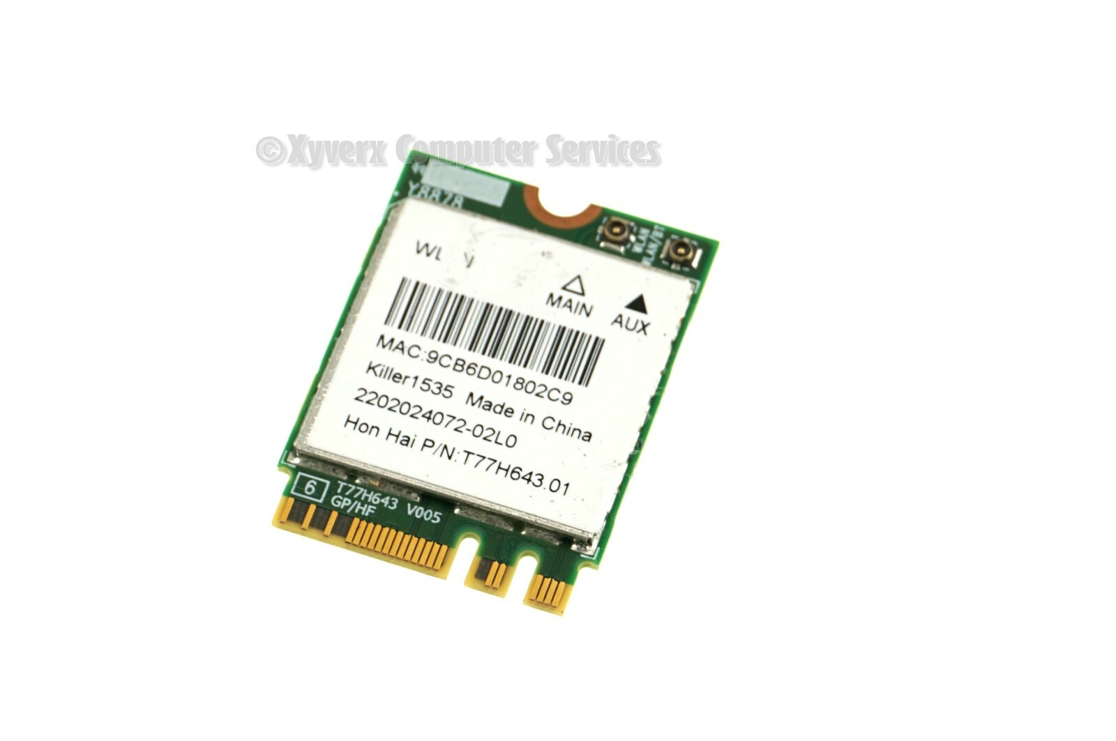 T77H643.01 QCNFA364A OEM RAZER WIRELESS BLUETOOTH CARD BLADE RZ09-01962E10(CB71)