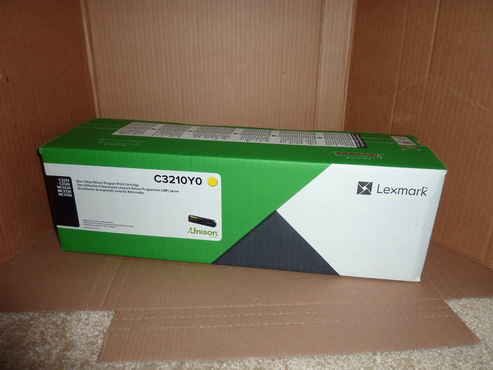 Lexmark C3210Y0 Yellow Toner Cartridge