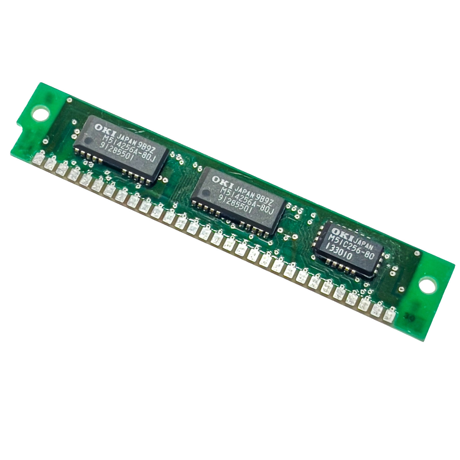 OKI MSC2331A-80YS3 256KB 30Pin SIMM FPM Parity RAM 80ns Memory Vintage 1990s NOS