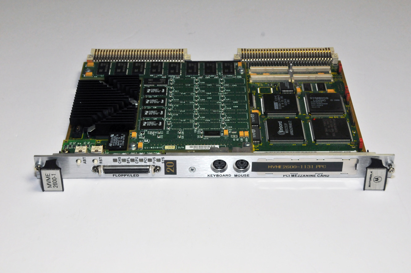Motorola MVME2600-1 VME CPU Board  01-W3190F-11E   MVME2600-1131   Warranty